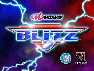 NFL Blitz title screen for Nintendo 64